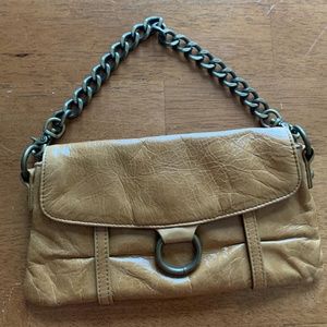 Clutch with chain strap